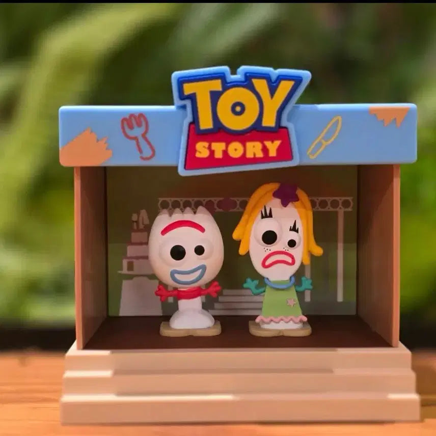 [BUNJANG] Disney Pixar Forky LED Fan / 토이스토리 팝업정품 포키 + 부채