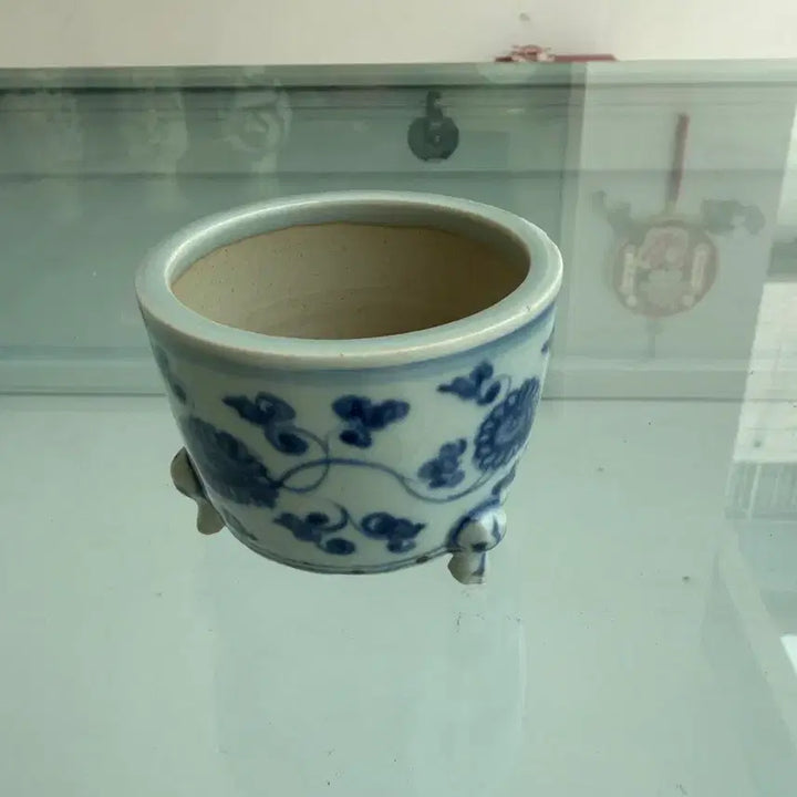 [BUNJANG] Genuine Ming Dynasty Jiajing Wanli Era Blue and White Porcelain Incense Burner / 진품 명나라가정 만력시대 청화향로(약간투김있음)