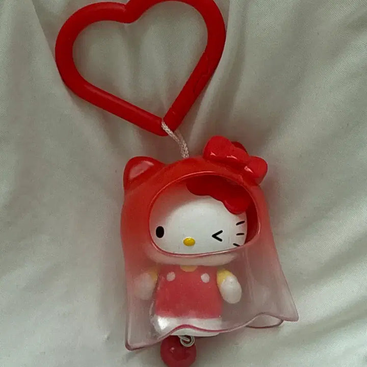 [BUNJANG] Hello Kitty Fuuring Charm with Moving Bell / 헬로키티 후우링 키링 방울 잡아당기면 움직이는 새상품