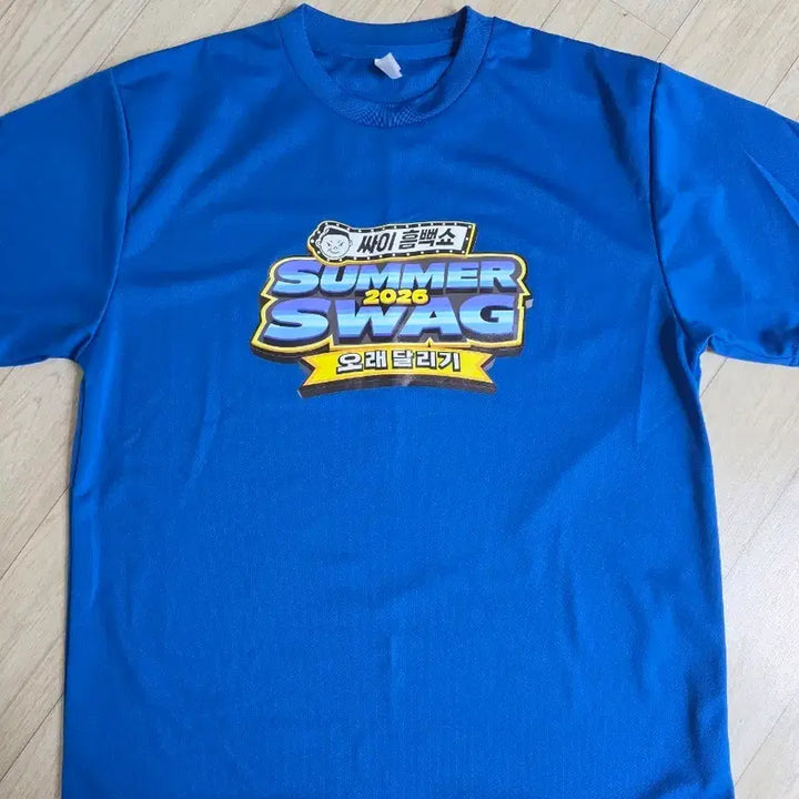 [BUNJANG] PSY Summer Swag 2026 Blue T-Shirt (Size 100-105) / 2026년 싸이흠뻑쇼 블루 티셔츠 (사이즈 100~105)