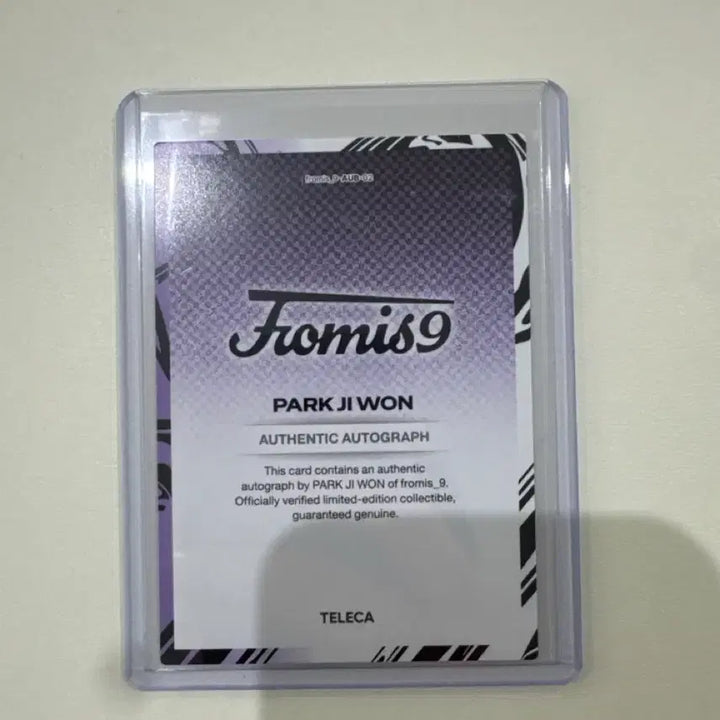 [BUNJANG] fromis_9 Park Ji-won Autograph Card (Limited Edition) / 테레카 프로미스나인 박지원 친필 싸인 오토카드
