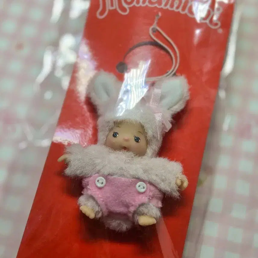 [BUNJANG] Monchhichi Tomodachi Mu Babycchi Mini Keyring (European Version) / 고전 몬치치 토모다치 뮤 베비치치 마스코트 미니키링 유럽판 새상품