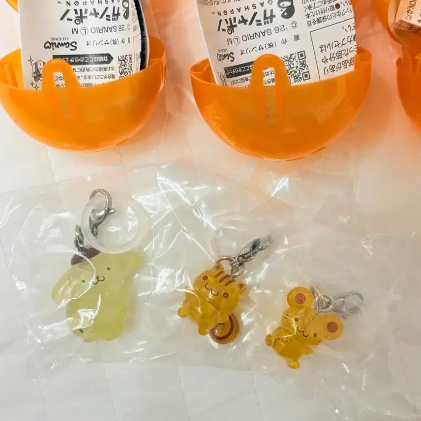 [BUNJANG] Sanrio Pompompurin Mejilushi Gacha Keyring Bundle Set (Sealed) / 미개봉 일괄판매)) 산리오 폼폼푸린 폼푸 메지루시 가챠