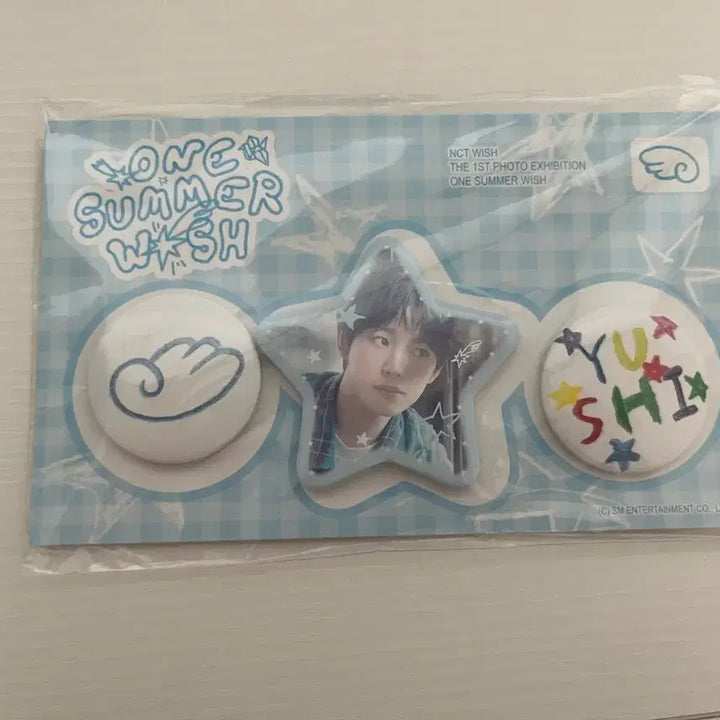 [BUNJANG] NCT WISH Summer Wish Pin Button Yushi / 엔시티 위시 여름 전시회 썸머 위시 핀버튼 유우시