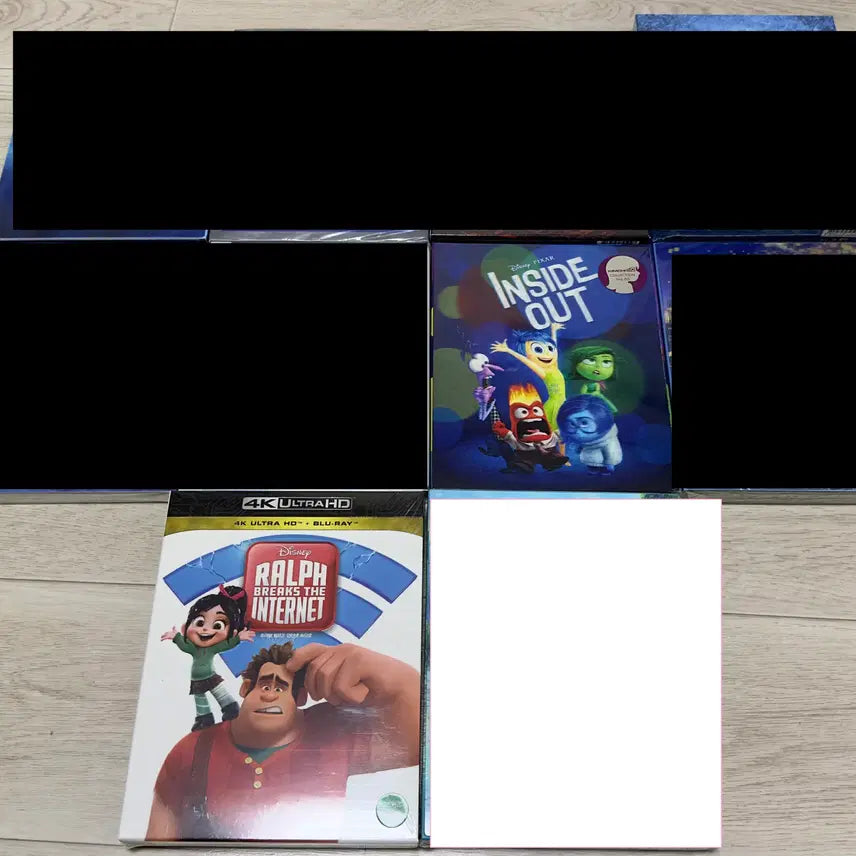 [BUNJANG] Inside Out &amp; Wreck-It Ralph 4K Blu-ray Lenticular Steelbook Bundle / 디즈니 인사이드아웃,랄프 4K 블루레이