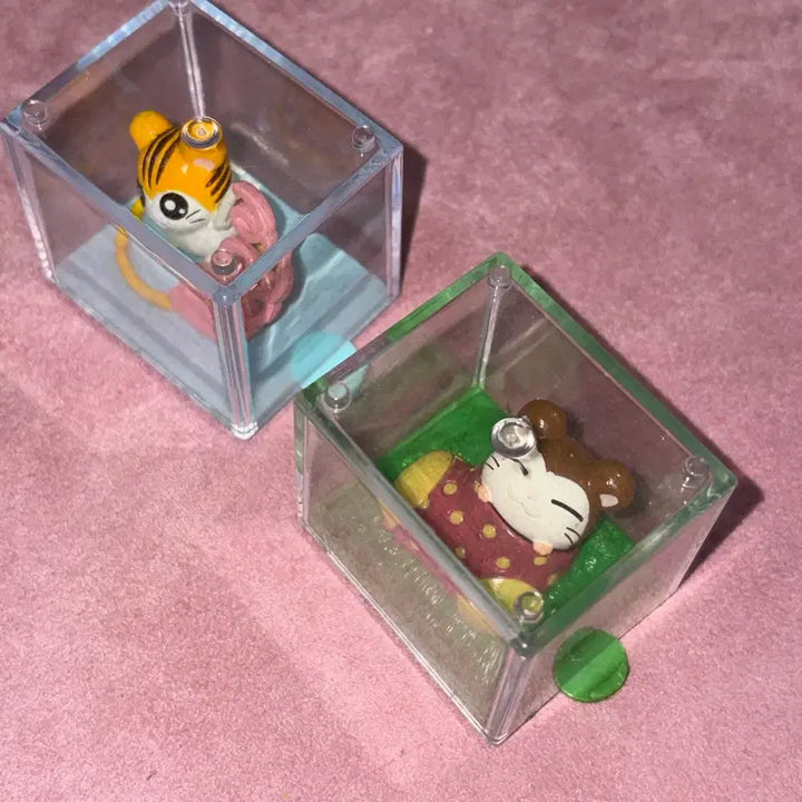 [BUNJANG] Hamtaro Cube Figure Set / 방가방가 햄토리 큐브 피규어 고전 랑순이 쿨쿨이