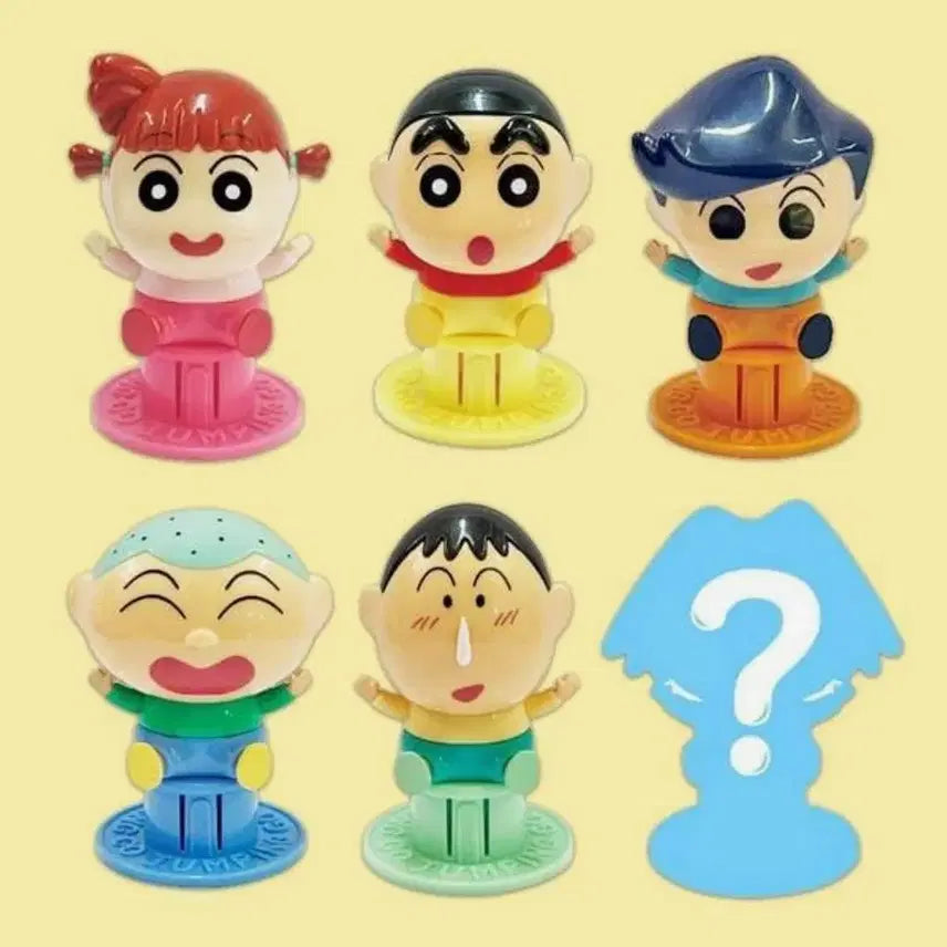 [BUNJANG] Crayon Shin-chan Jumping Figure Bundle Set / 짱구 점핑 피규어 3개 일괄판매