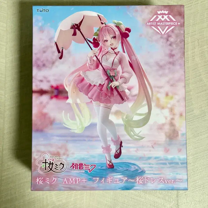 [BUNJANG] Taito Sakura Miku Cherry Blossom Figure (Sealed) / 미개봉) 사쿠라 미쿠 벚꽃 미쿠 피규어 amp 타이토