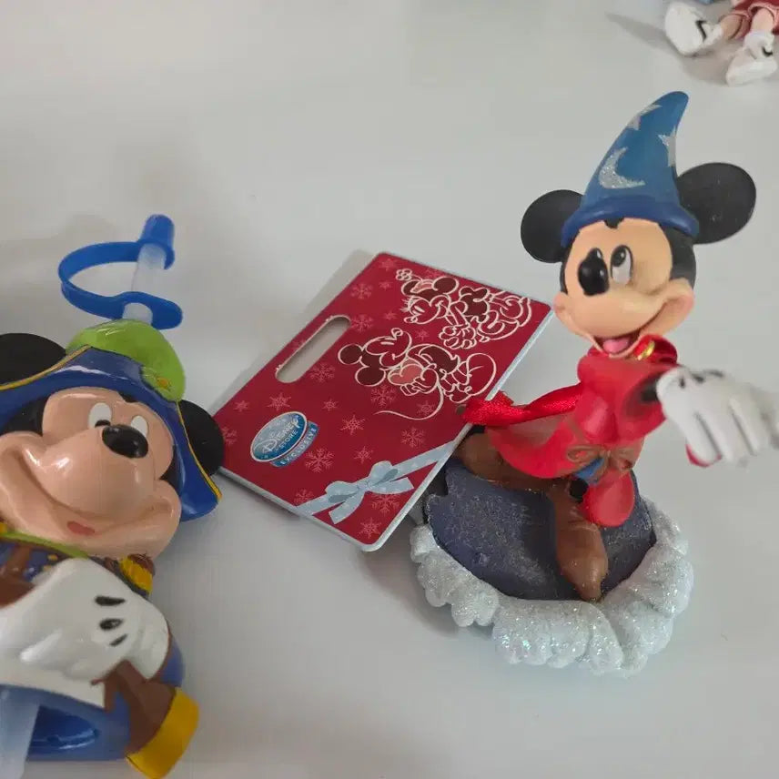 [BUNJANG] Disney Fantasia Mickey Mouse &amp; Minnie Mouse Figures &amp; PEZ Dispensers Bundle Set / 디즈니 판타지아 미키마우스 미니마우스 피규어 디스펜서 등 일괄