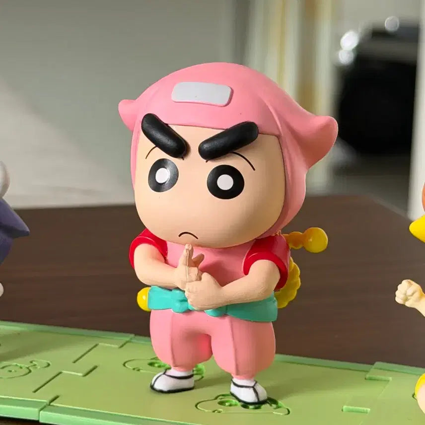 [BUNJANG] Crayon Shin-chan Ninja Bathtowel Guardian Figure / 짱구는못말려 닌자배꼽수비대 피규어 CGV 반택무료