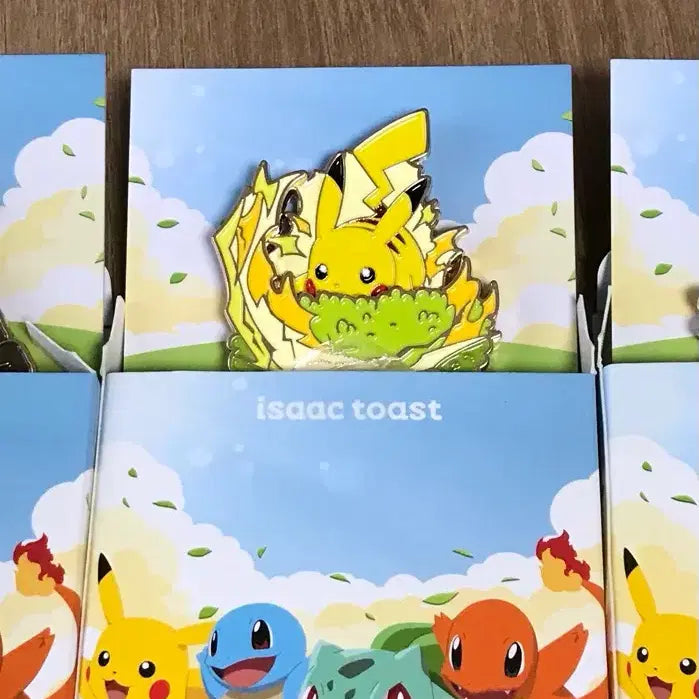 [BUNJANG] Pokemon Isak Toast Pikachu Badge / 포켓몬스터 이삭토스트 피카츄 뱃지