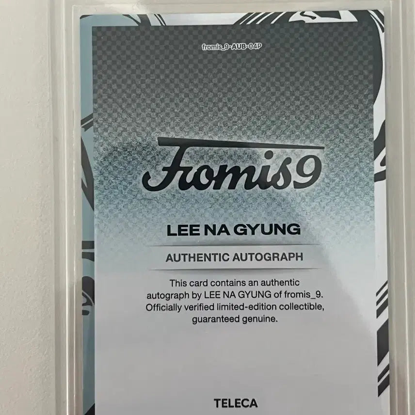[BUNJANG] fromis_9 Lee Nagyung 33ea Limited Auto Card / 프로미스나인 테레카 이나경 33장 한정 오토카드
