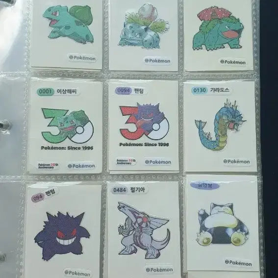 [BUNJANG] Pokemon Stickers Binder Set / 포켓몬띠부실