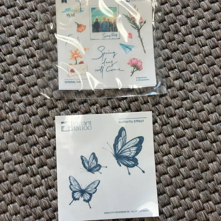 [BUNJANG] BTS Instant Tattoo Set / BTS 방탄소년단 인스턴트 타투 4종