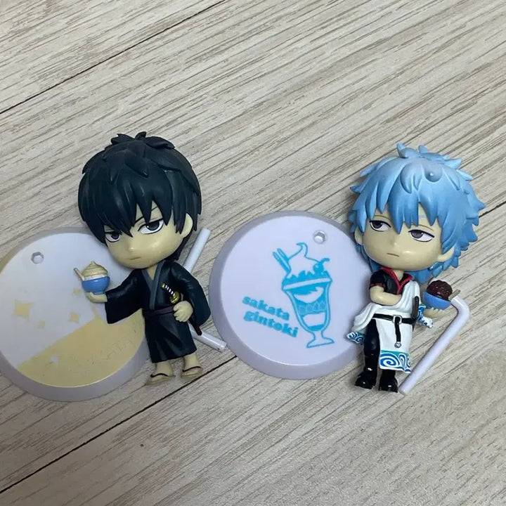 [BUNJANG] Gintama Gintoki &amp; Hijikata Chibi-큥 Figures Bundle Set / 은혼 긴토키, 히지카타 치비큥 일괄