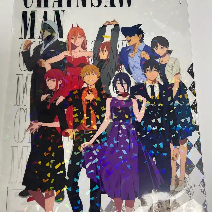 [BUNJANG] Chainsaw Man Tsutaya Pop-up Clear Poster (Sealed) / 미개봉)체인소맨 츠타야 팝업 클리어 포스터
