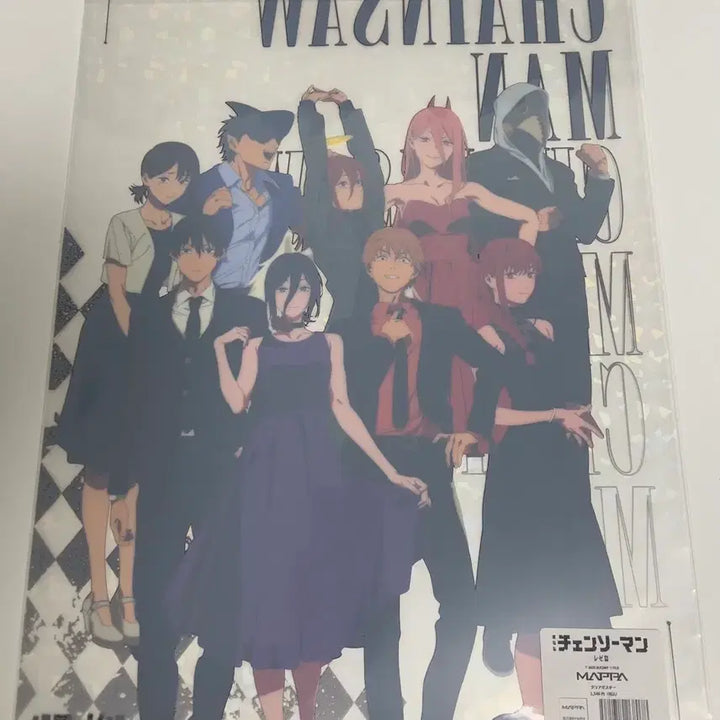 [BUNJANG] Chainsaw Man Tsutaya Pop-up Clear Poster (Sealed) / 미개봉)체인소맨 츠타야 팝업 클리어 포스터