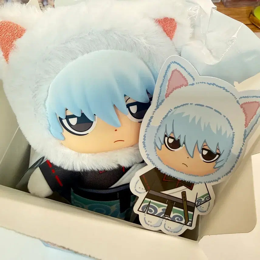 [BUNJANG] Gintama Gintoki Plush Doll / 은혼 은부부 긴토키 인형 팝마트