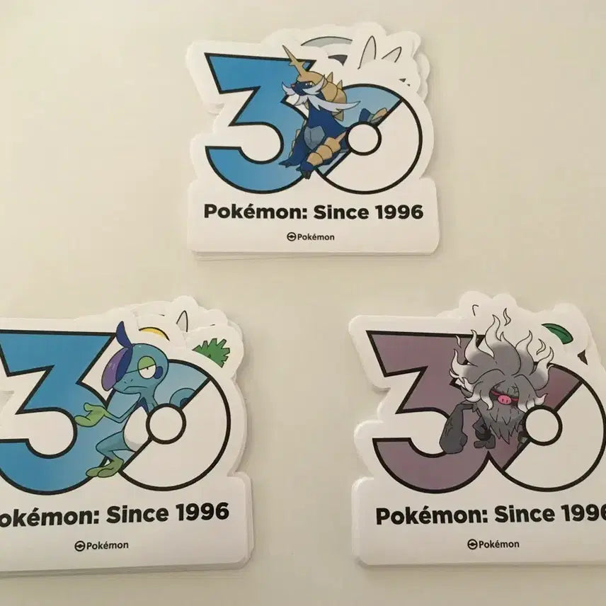 [BUNJANG] Pokemon 30th Anniversary Sticker Set / 포켓몬 30주년 스티커 원가 이하 양도 대검귀 누겔레온 저승갓숭