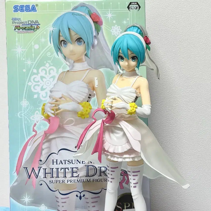 [BUNJANG] Sega SPM Hatsune Miku Wedding White Dress Figure / 세가 SPM 프디바 하츠네 미쿠 웨딩 화이트 드레스 피규어 판매