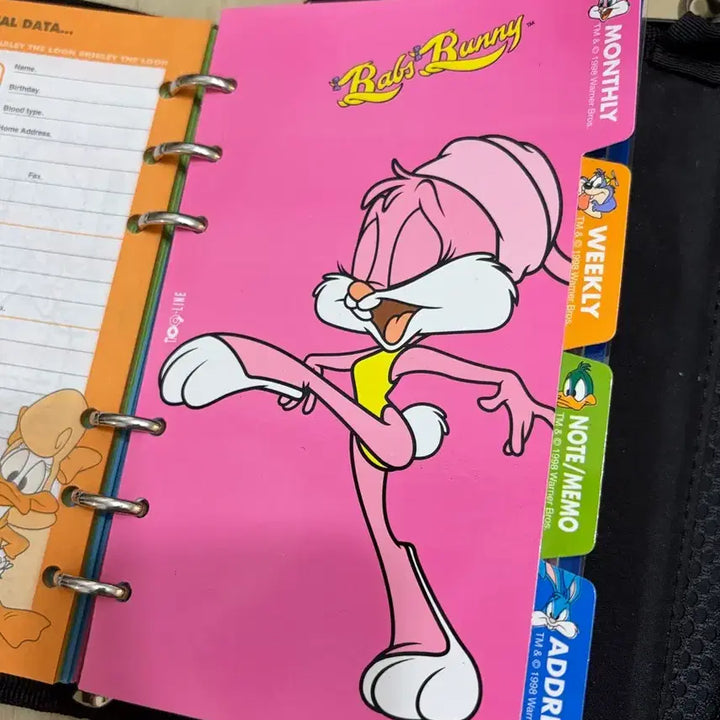 [BUNJANG] Looney Tunes 6-Ring Diary / 고전문구 루니툰 6공 다이어리