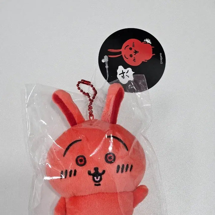 [BUNJANG] Chiikawa Usagi Mascot Plush Keychain / 치이카와 악마 빨사기 빨간 우사기 마스코트 인형 키체인 새제품
