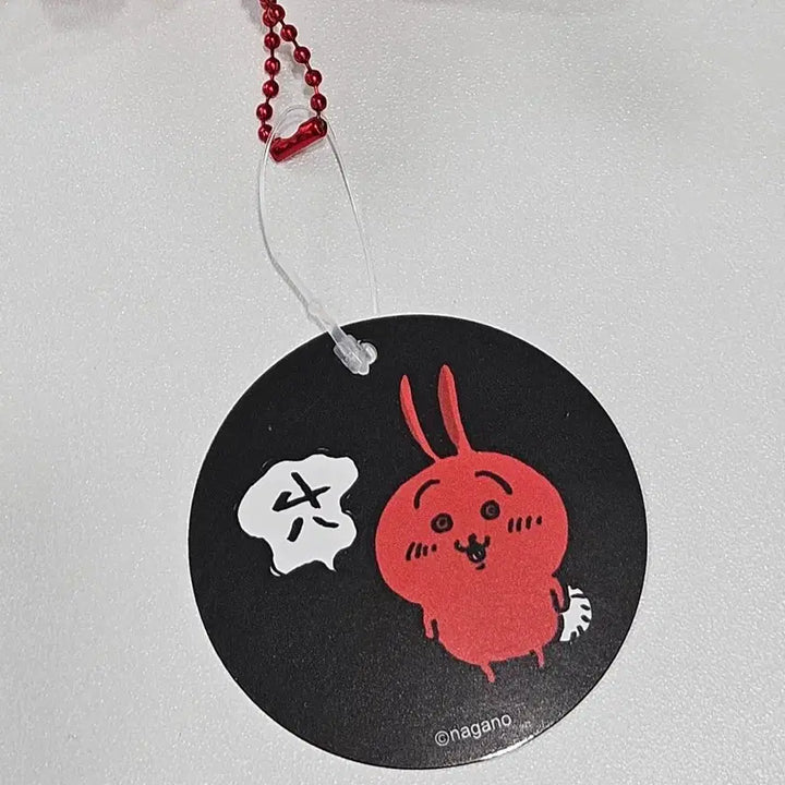 [BUNJANG] Chiikawa Usagi Mascot Plush Keychain / 치이카와 악마 빨사기 빨간 우사기 마스코트 인형 키체인 새제품