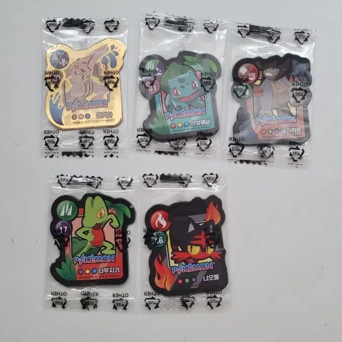 [BUNJANG] 7-Eleven Pokémon Magnet Set (5 Types) / 세븐일레븐 포켓몬 마그넷 판매