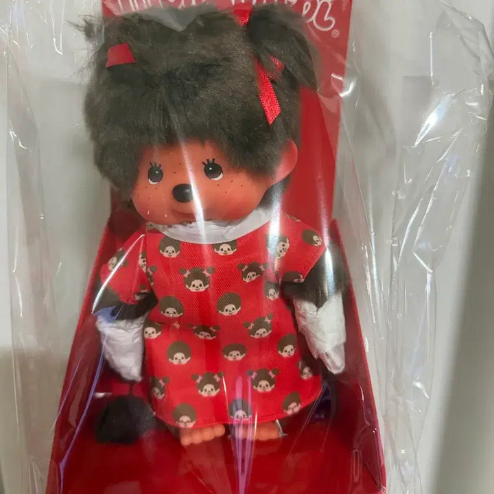 [BUNJANG] Monchhichi Red Dress Doll / 몬치치 레드 드레스