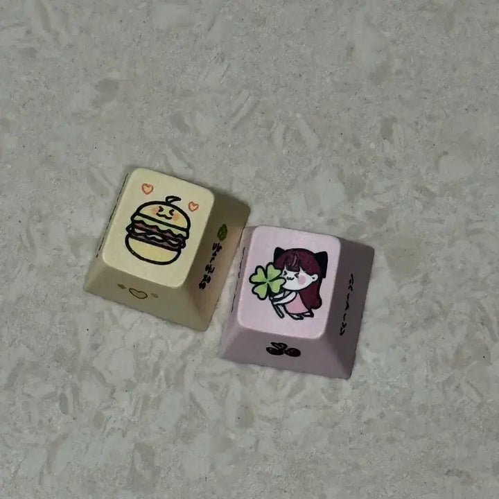 [BUNJANG] Isegye Idol Jingburger Jururu Bundle Set Keycaps / 일괄)이세계아이돌 이세돌 징버거 주르르 키캡양도