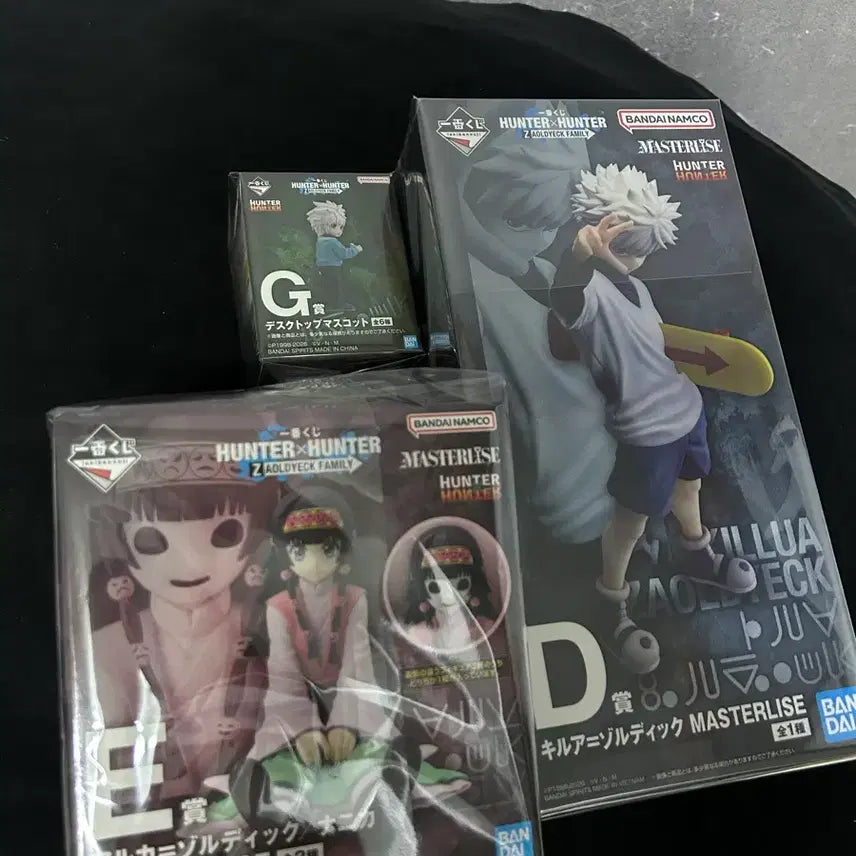 [BUNJANG] Hunter x Hunter Ichiban Kuji D, E, G Prize Figures (Killua, Alluka, Canary) - Bundle Set / 헌터X헌터 제일복권 D상 키르아, E상 아르카, G상 카나리아 피규어