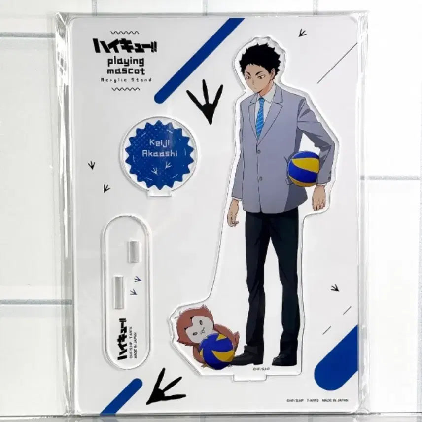 [BUNJANG] Haikyu!! Mascot Acrylic Standee Bundle Set (Akashi &amp; Bokuto) - Sealed / [미개봉/일괄] 하이큐 마스코트 아크릴