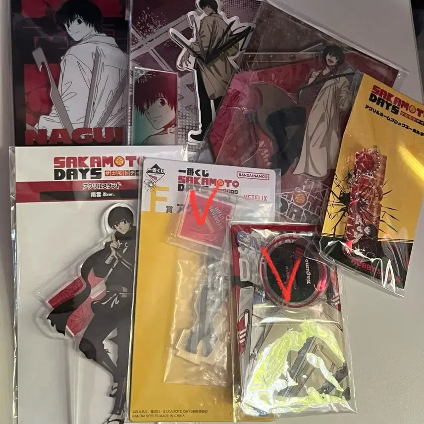 [BUNJANG] Sakamoto Days Nagumo Acrylic Stand Bundle Set / 사카모토 데이즈 나구모 아크릴 일괄 판매