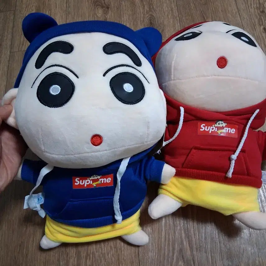 [BUNJANG] Crayon Shin-chan Hoodie Plushie Set / 후드티 짱구봉제인형 세트(무료배송)