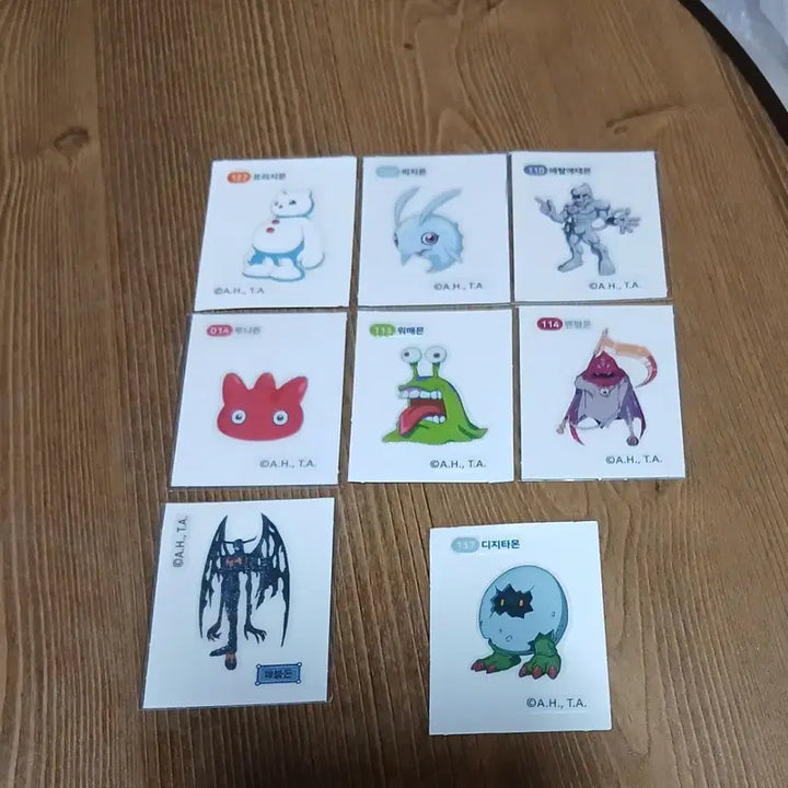 [BUNJANG] Digimon Sticker (Choose 1) / 디지몬 띠부씰 2개 선택 장한솔 띠부씰