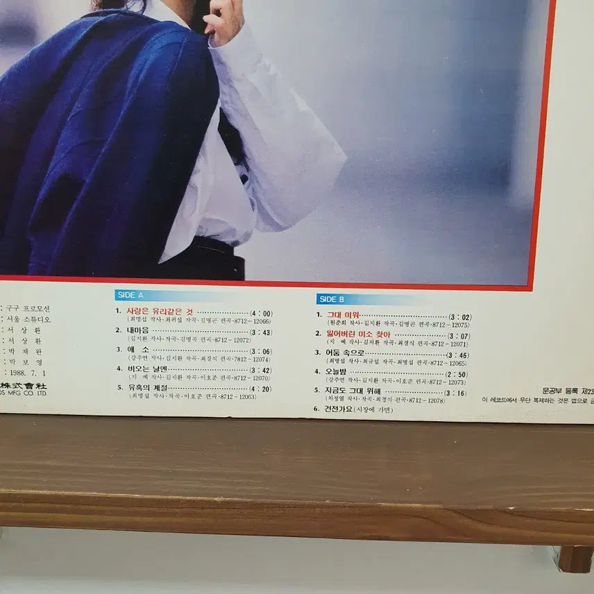 [BUNJANG] Won Jun Hee Best Album: Love is Like Glass LP (1988) / 원준희 베스트 앨범 사랑은 유리 같은 것 LP 1988