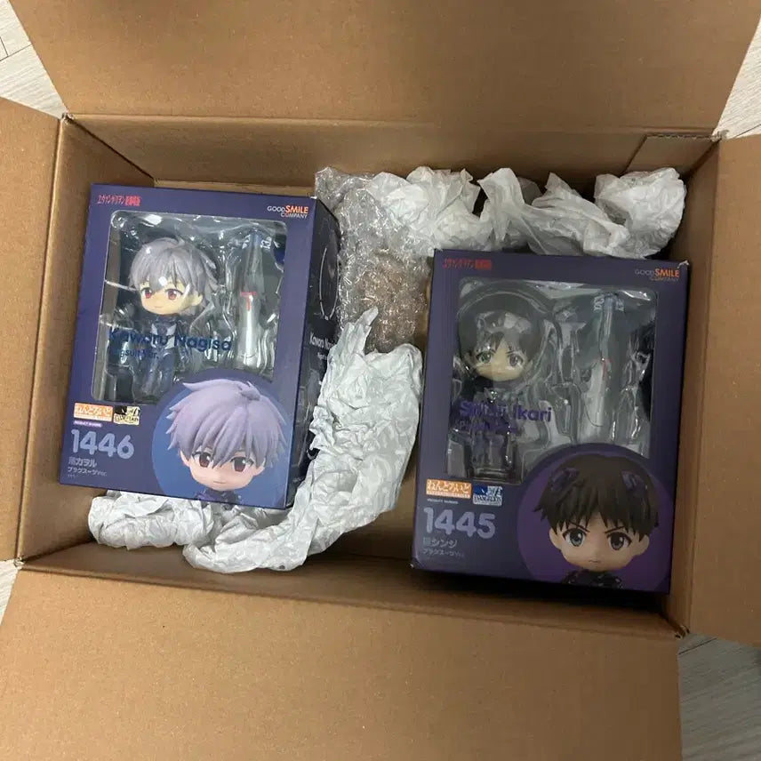 [BUNJANG] Evangelion Nendoroid Shinji &amp; Kaoru Plugsuit Ver. Figures / 에반게리온 넨도로이드 신지,카오루 플러그슈트 ver 일괄