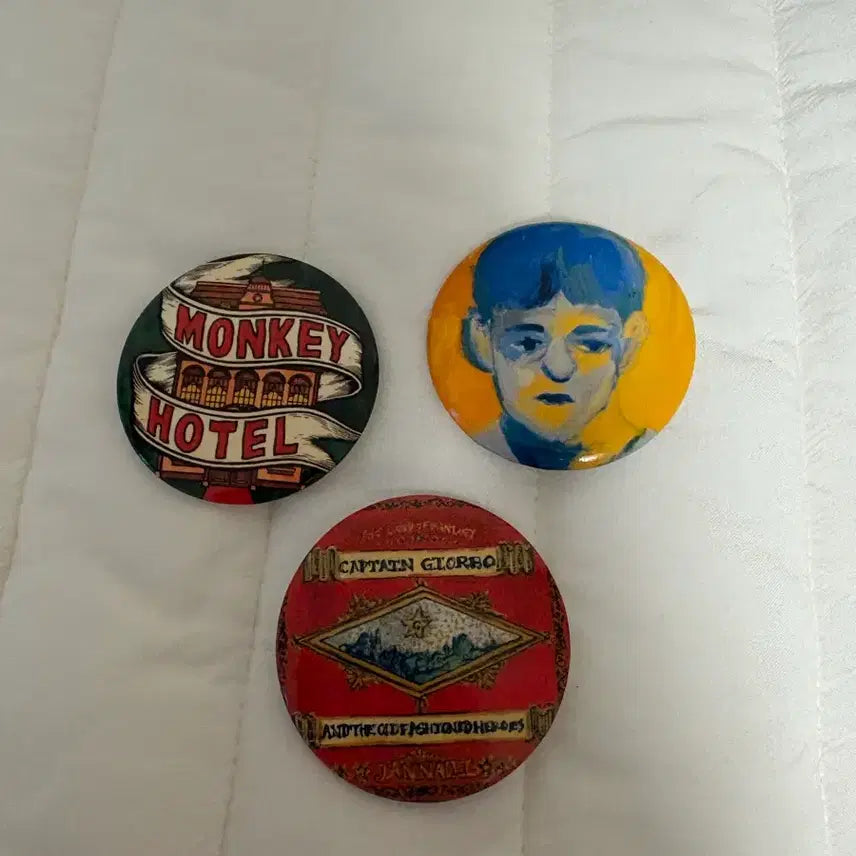 [BUNJANG] Jannabi LP Badge Bundle Set / 잔나비 엘피 뱃지