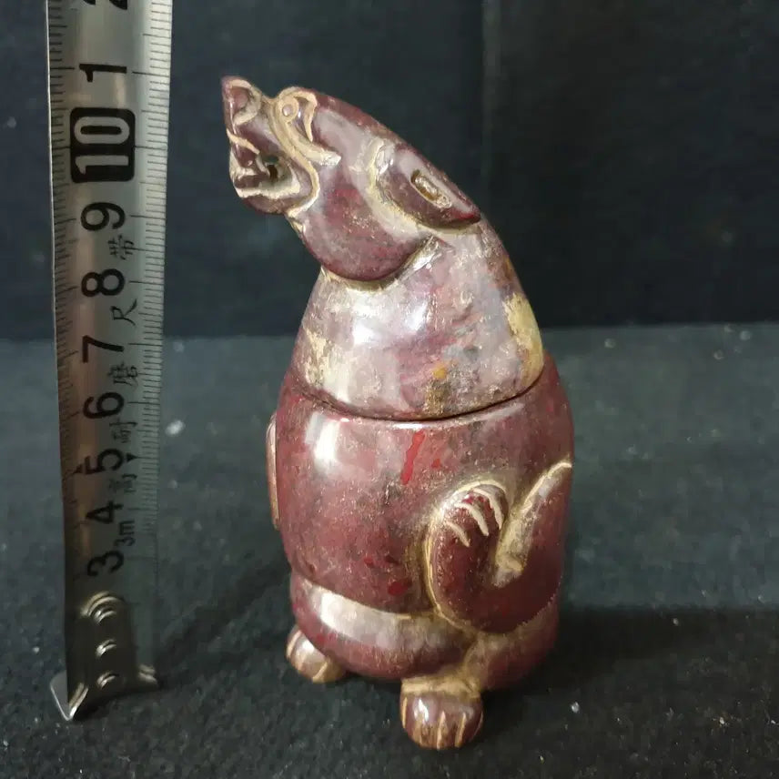 [BUNJANG] Excavated Animal Sculpture Jade Box / (수원만물)출토 동물상 옥함
