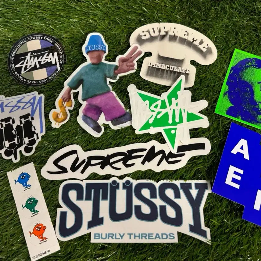 [BUNJANG] Supreme Stussy Nike Authentic Sticker Set / (슈프림/스투시/나이키) 정품 스티커 세트