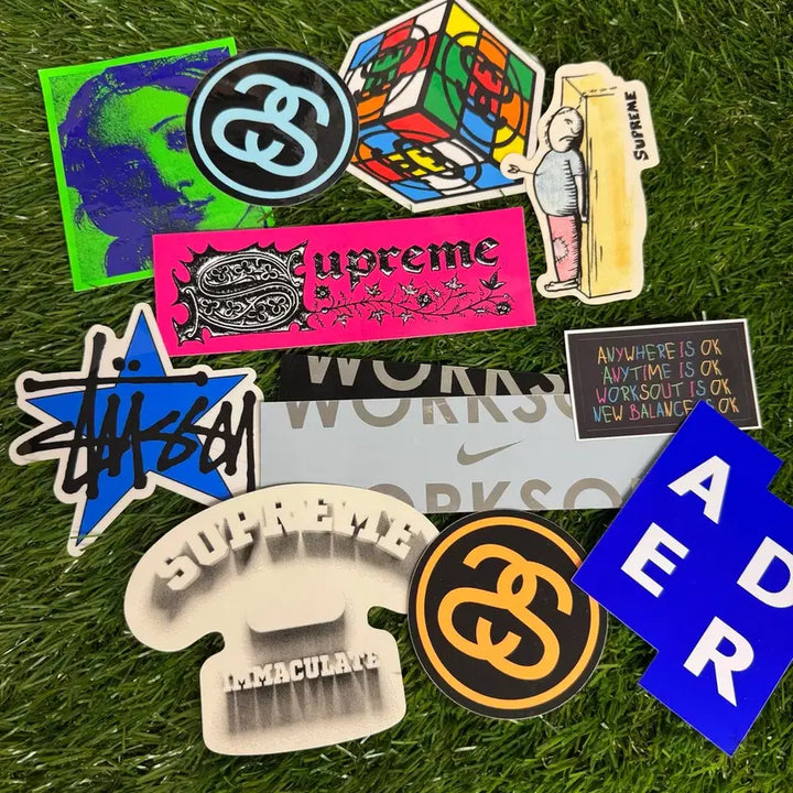 [BUNJANG] Supreme Stussy Nike Authentic Sticker Set / 마지막 1개 재고 / (슈프림/스투시/나이키) 정품 스티커 세트