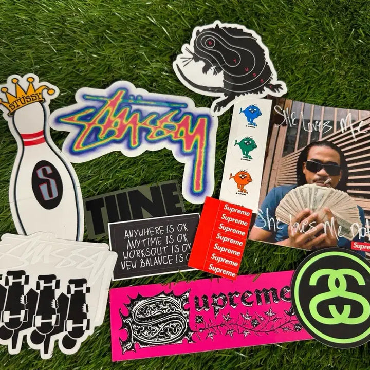 [BUNJANG] Supreme Stussy Nike Authentic Sticker Set / (슈프림/스투시/나이키) 정품 스티커 세트