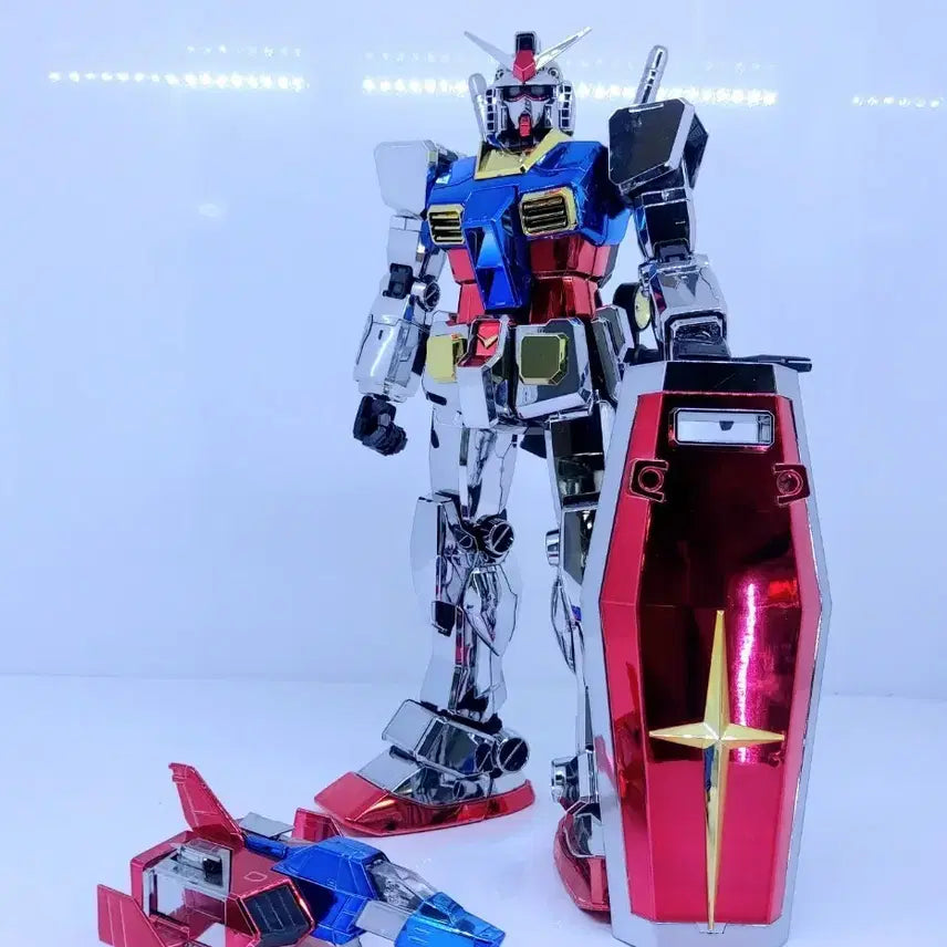 [BUNJANG] Bandai Limited Edition PG First Gundam Chrome Coating Kit Completed Model / 반다이 한정판 PG 퍼스트건담 크롬코팅킷 완성품 팝니다