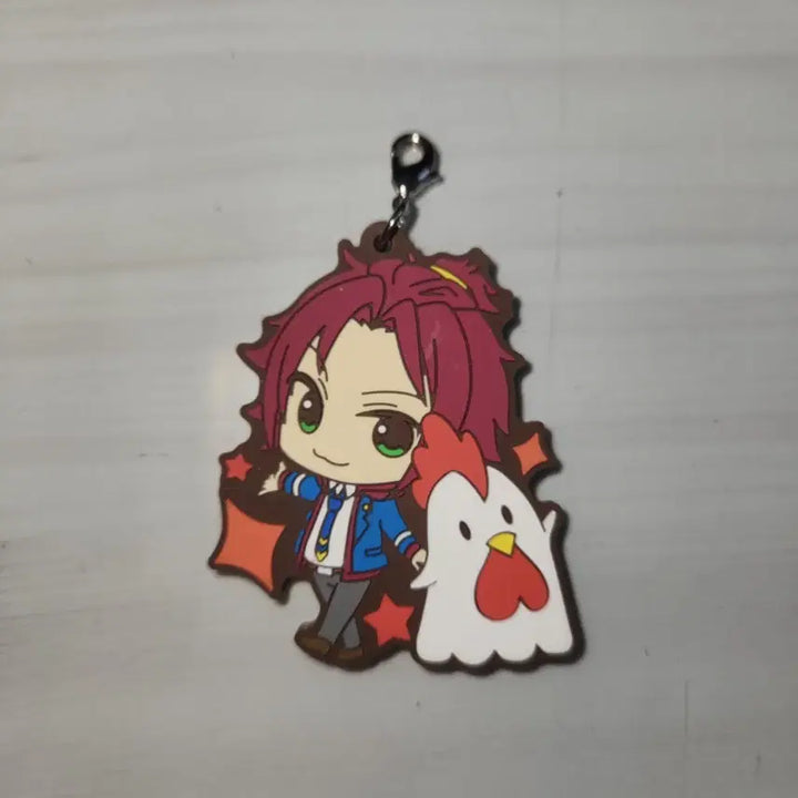 [BUNJANG] Ensemble Stars Mao Isara Lawson Trickstar Rubber Strap Keychain / 앙스타 이사라 마오 러버 스트랩 로손트릭스타키링라바고무닭