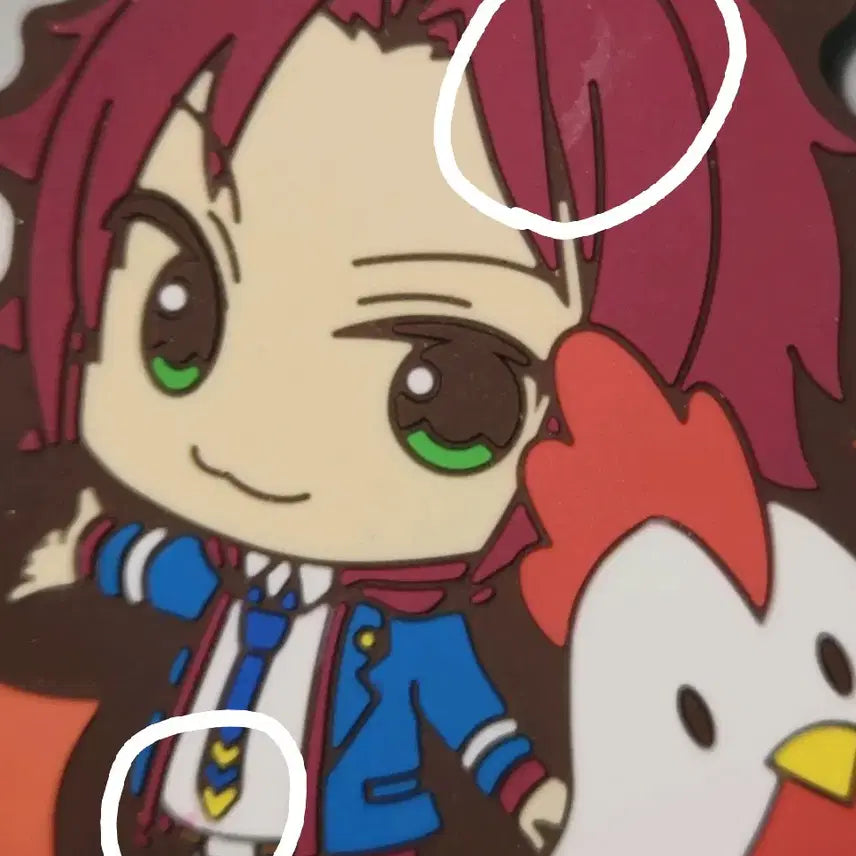 [BUNJANG] Ensemble Stars Mao Isara Lawson Trickstar Rubber Strap Keychain / 앙스타 이사라 마오 러버 스트랩 로손트릭스타키링라바고무닭