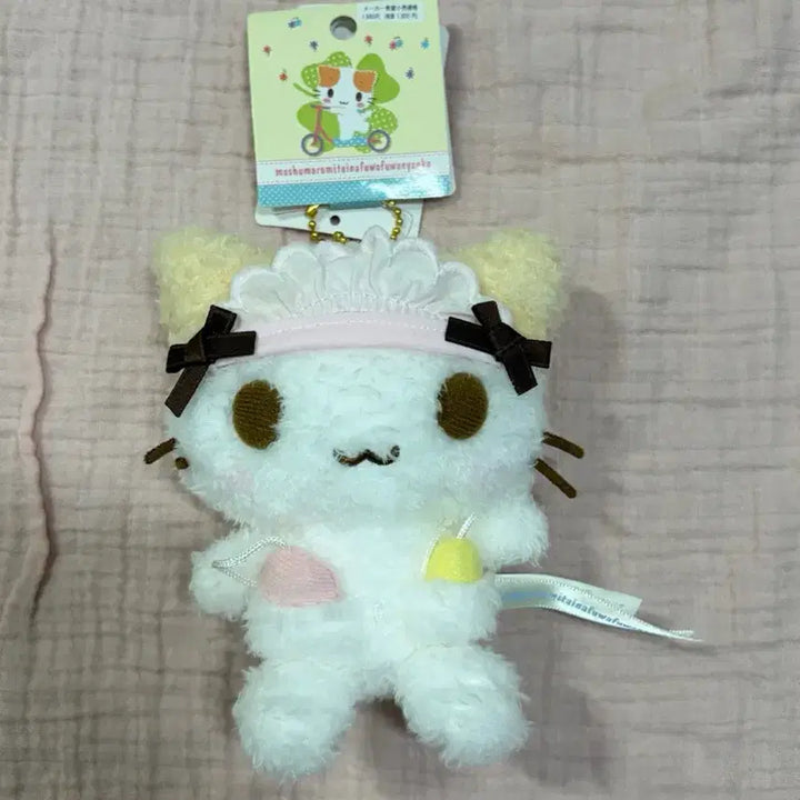 [BUNJANG] Sanrio Marshmallow Mascot Doll with Fancy Atelier Headdress / (정품) 산리오 마슈마로 마스코트 인형 (팬시아뜰리에님 헤드드레스 증정)