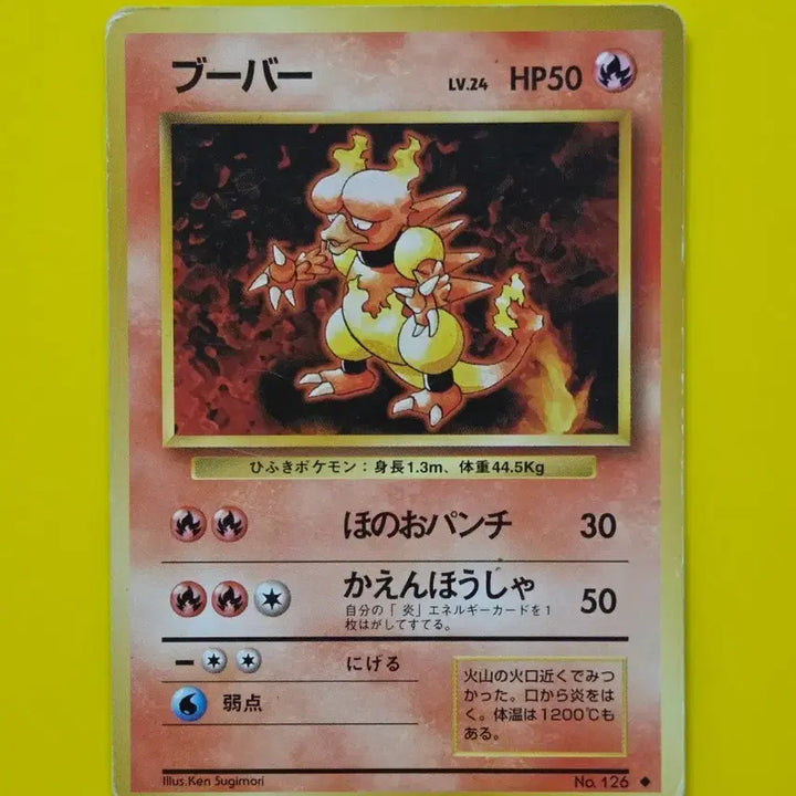 [BUNJANG] Pokemon Card 1996 Magma Initial Japanese Edition Collectible Album / 포켓몬카드 1996 마그마 초기카드 일본판 일판 소장용 앨범용