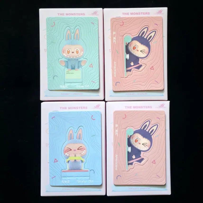 [BUNJANG] POP MART Labubu Lazy Yoga Series 3 Types Bundle Set (4 Figures) / [팝마트 정품/미개봉] 라부부 나른한 요가 시리즈 3종 중복1 총 4개
