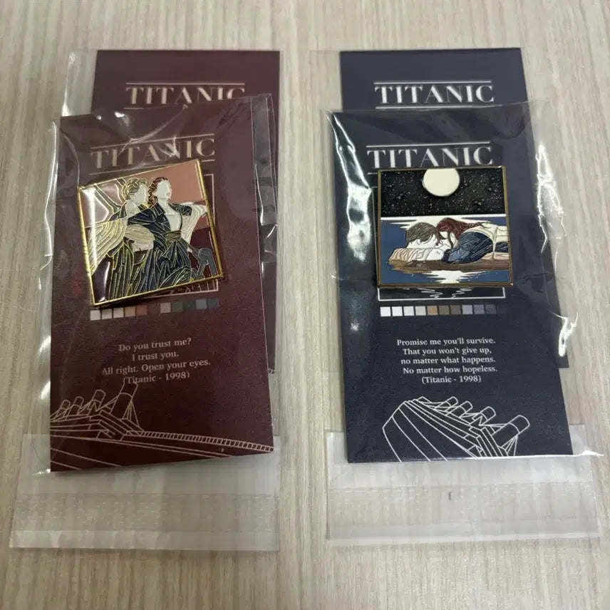 [BUNJANG] Titanic Movie Badge / 영화 타이타닉 뱃지 양도 판매