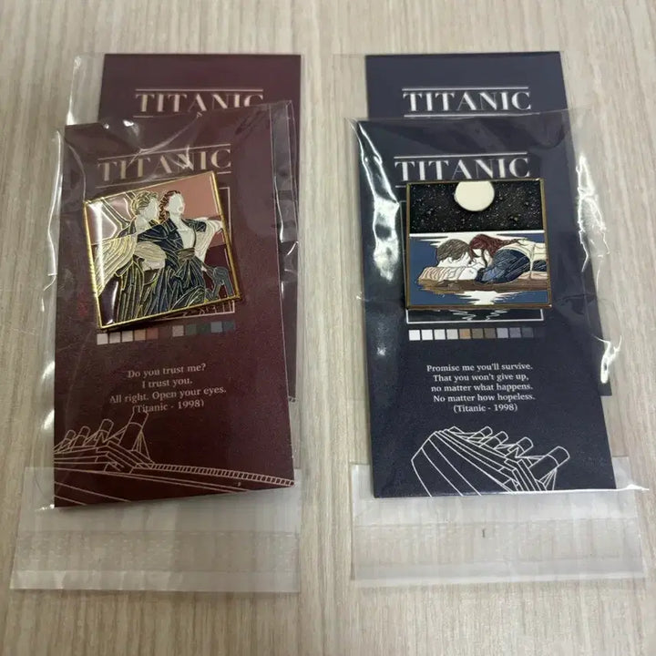 [BUNJANG] Titanic Movie Badge / 영화 타이타닉 뱃지 양도 판매